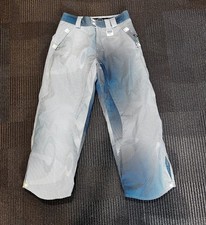 White And Blue Ski Or Snowboard Pants From Oakley Size Small Loose Fit