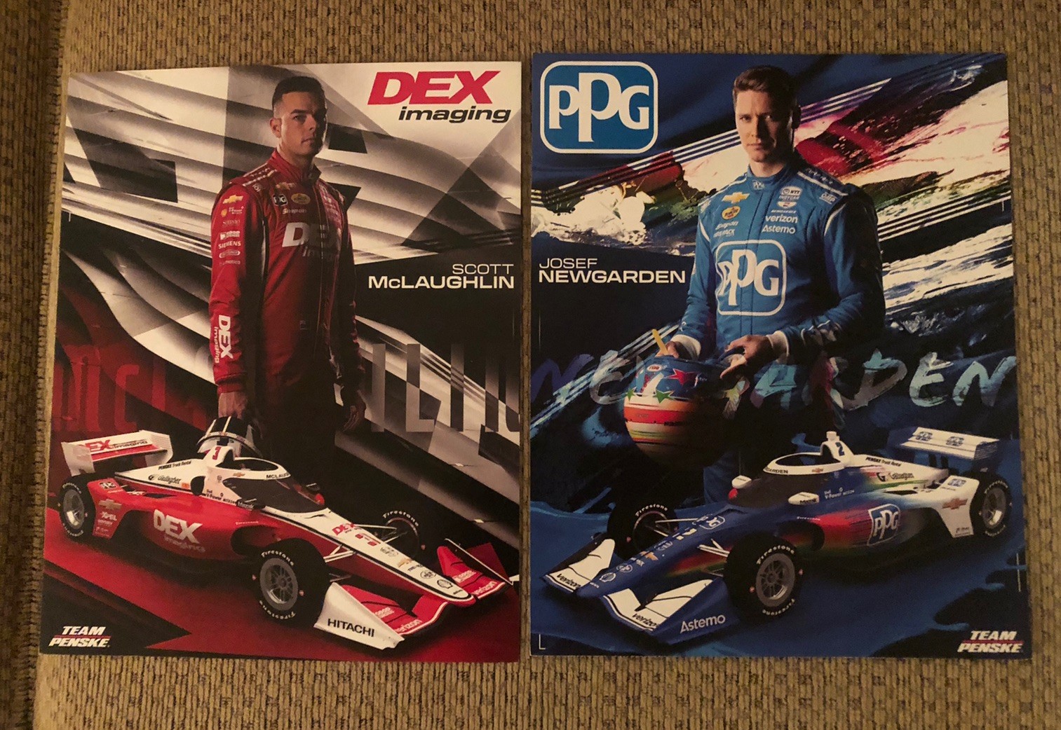 Indy Driver Postcards (9)