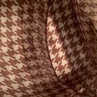 Women’s Burgundy & White Houndstooth Pattern Rectangle Scarf Wrap — photo 2
