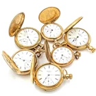 Antique Elgin 7j-15j 0s-10s Double Hunter Ladies Pocket Watch Lot of 6 #WB4751-5