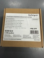 2 Pack StarTech 1 Port PCI Express Gigabit Ethernet Network Card ST1000SPEX2L