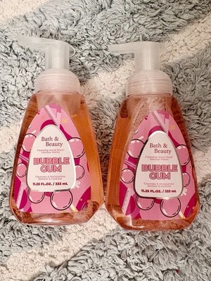  Bath & Beauty  (2) Foaming Hand Washes- Bubble Gum   NEW