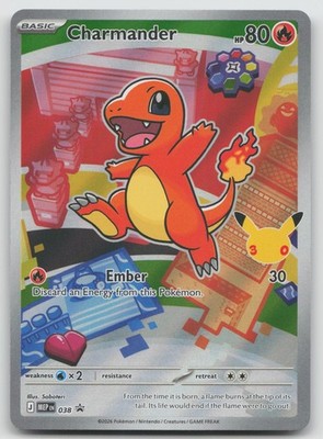 Charmander 038 ME: Mega Evolution Promo Pokemon NM Promo