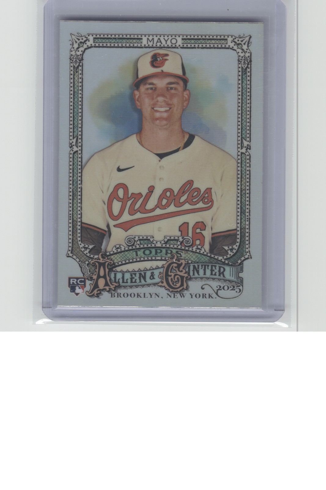 2025 Topps Allen & Ginter #131 Coby Mayo Chrome Refractor B32R4C73
