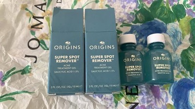 2X Origins Super Spot Remover Acne Treatment Gel 0.3 fl oz Each NIB