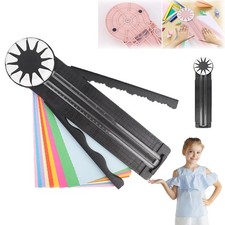 Paper Craft Edge Cutter, 12 in 1 Paper Cutter, Rolling Paper Cutter with 12 C...