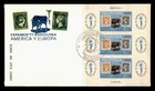 DR WHO 1977 PHILIPPINES FDC EUROPA SPAIN CACHET S/S w27686