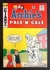 ARCHIE PAL'S 'N' GALS GIANT #26 1963 SIlver Age BETTY & VERONICA HARRY LUCEY Art