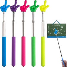 5 Pcs Telescopic Teacher Pointer Extendable Finger Pointer Stick For Classroom