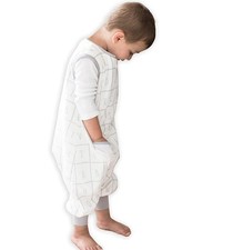 Tealbee Dreamsuit: Toddler Sleep Sack with Feet 12-2T, 1.2 Tog Alphabet