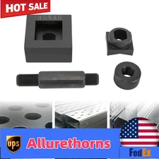 45mm × 45mm Manual Square Hydraulic Hole Punch Knockout Punching Die 2-Head Bolt