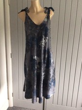 Made In Italy Ladies Boho Sun Dress Sz UK 10- 14 Beach Relaxed Casual NEW