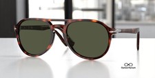 PERSOL PO3235S 24 31 El Profesor Sergio Havana Green 55 mm Unisex Sunglasses