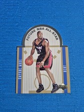 2003 Dwayne Wade Upper Deck Future All Star DIE CUT Rookie Card RC #E11 Miami. rookie card picture