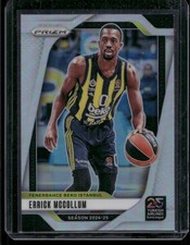ERRICK MCCOLLUM 2024-25 Panini Prizm EuroLeague Turkish Airlines Refractor #129