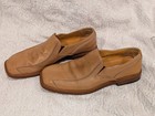 Mezlan Men’s Brown Leather Slip-On Dress Loafers US 10.5 Square Toe — photo 1