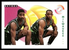 1991-92 SkyBox Jay Humphries/Alvin Robertson #473 Milwaukee Bucks