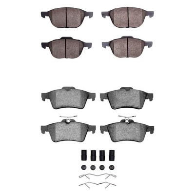 For Volvo S40 04-11 R1 Concepts Optimum OEp Front & Rear Brake Pad Set