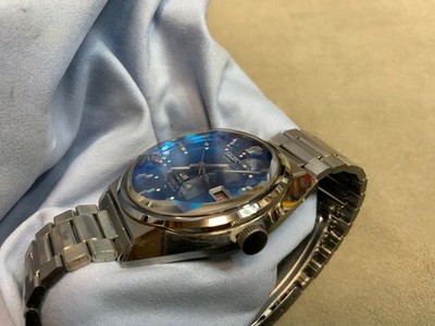 Seiko LM Special 5216-7000 25J Blue Dial Vintage Automatic Watch