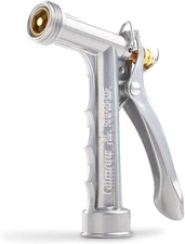 10 Pack -  Solid Metal Hose Spray Nozzle W/ Threaded Front - Garden Watering - 5