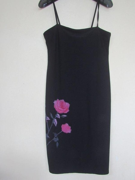 Women Etam Dress Black Polyester XL