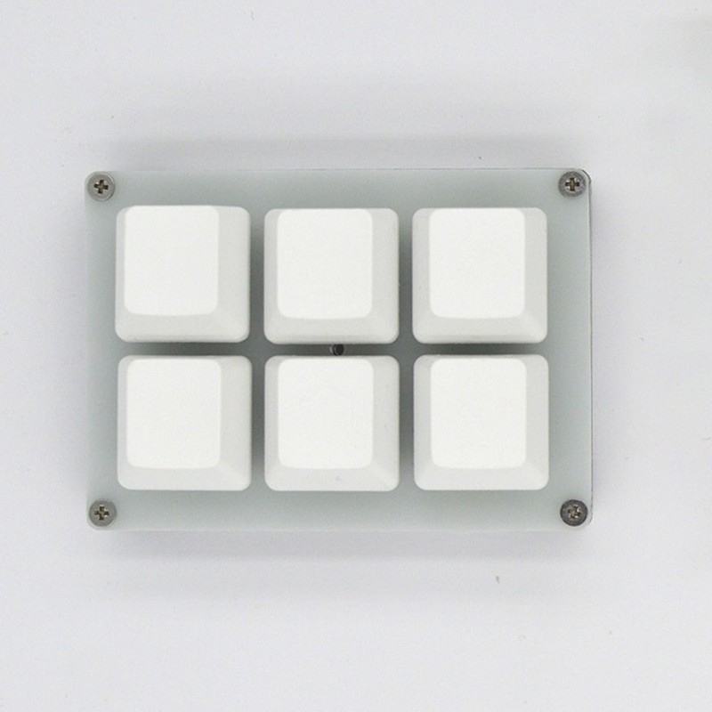 DIY Customize USB Programmable Mechanical Keyboard 6 Keys Macro keypad Shortcut
