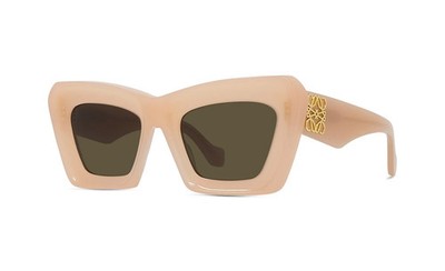 NEW! LOEWE LW40145F 72E SHINY PINK BROWN AUTHENTIC SUNGLASSES