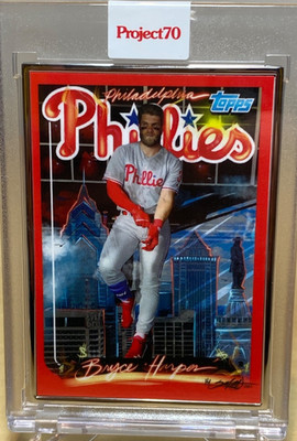 BRYCE HARPER x KING SALADEEN * ARTIST PROOF A/P /51 *  TOPPS PROJECT 70 CARD #15