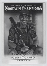 2021 Upper Deck Goodwin Champions Black and White Roberto Campos #27 00jz