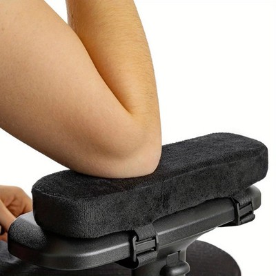 2x Armlehnenpolster Schaumstoff Bürostuhl Armlehnen Ellenbogenkissen ergonomisch