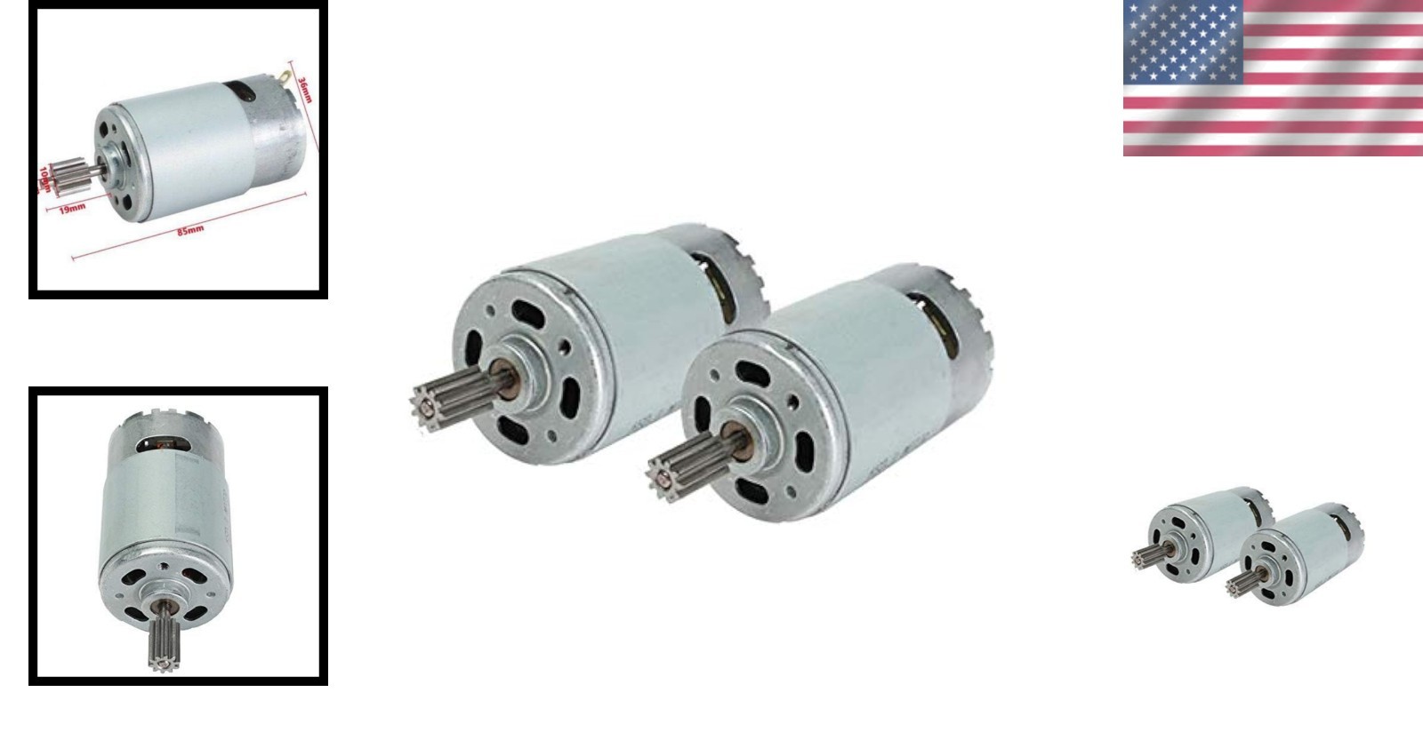 High-Speed RS550 Motor Image 2