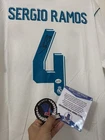 Sergio Ramos Signed Real Madrid Soccer Jersey FINAL KYIV 2018 BAS COA