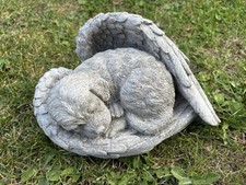 Memorial Small Dog Sleeping in Angel Wings 