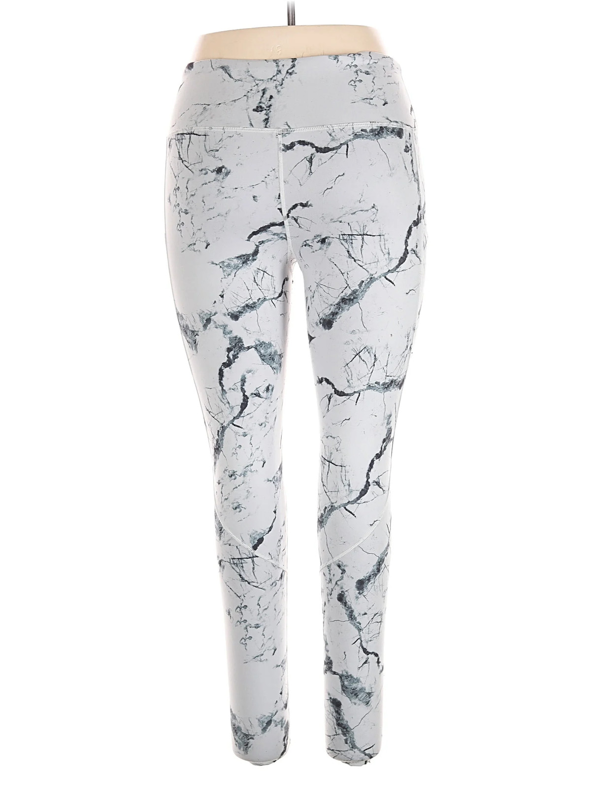 Ouges Women Silver Leggings XL - image 2