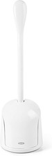 OXO 1281600 Good Grips Compact Toilet Brush & Canister-White, Inoxidable