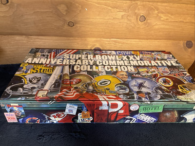 Super Bowl 25 anniversary commemorative collection