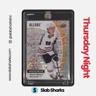 2023 UPPER DECK ALLURE #102 CONNOR BEDARD GOLD GLITTER BOMB RC ROOKIE /199