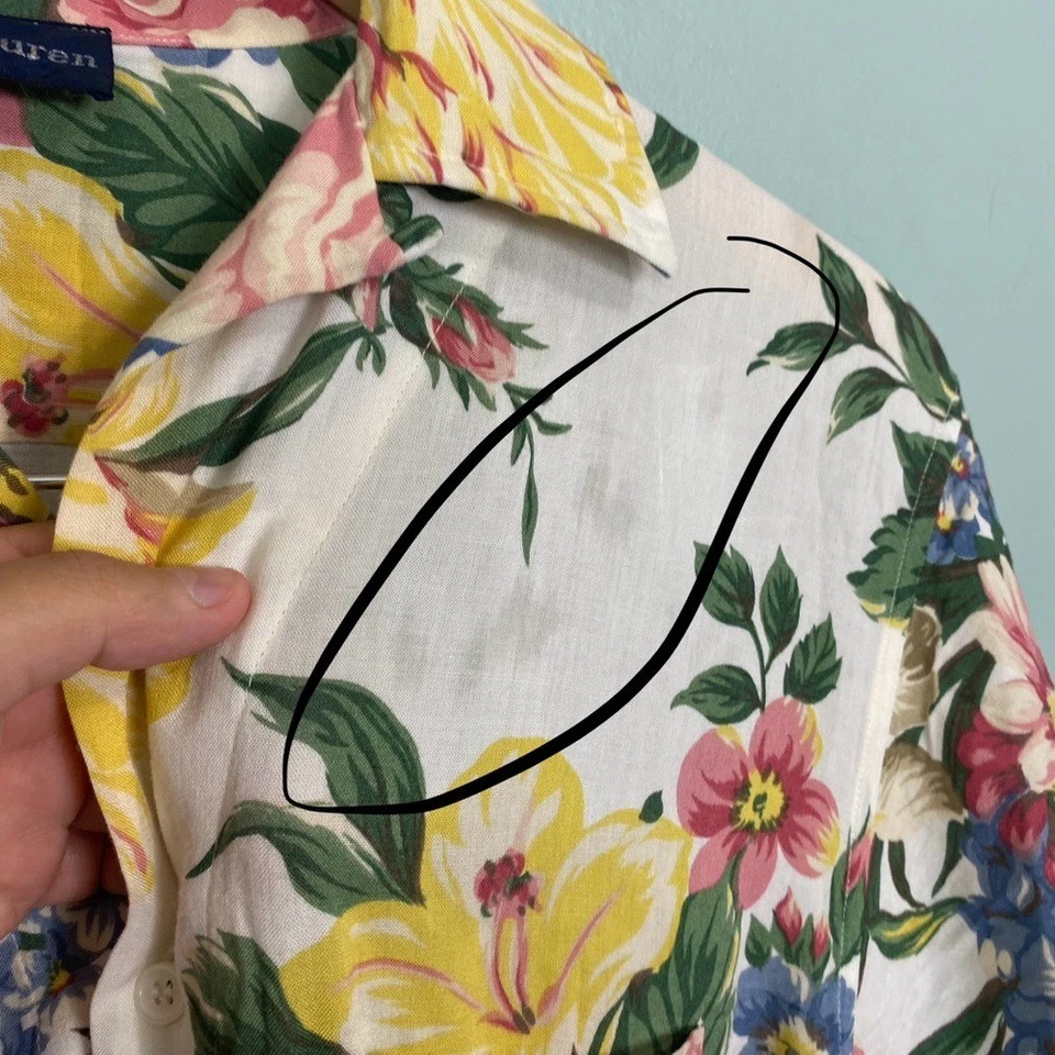 Mono Ralph Lauren Vintage Floral Talla Pequeña Foto 3 de 4