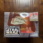 Star Wars Micro Machines Action Fleet HOTH REBEL SNOWSPEEDER 1996 Galoob Vintage
