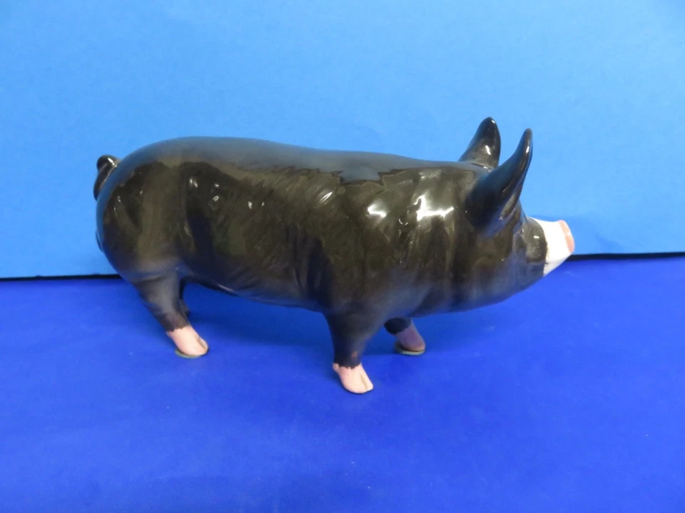 BESWICK BLACK  BERKSHIRE  BOAR/ PIG  (BOXED) - Image 4 of 4