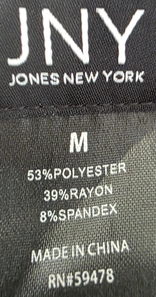 Jones New York Womens Pants Size M Medium Pockets - Image 2 of 4