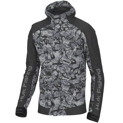Veste Huk Homme 2XL – Coupe-vent Bleu Avec Capuche – Neuve Avec Étiquettes
