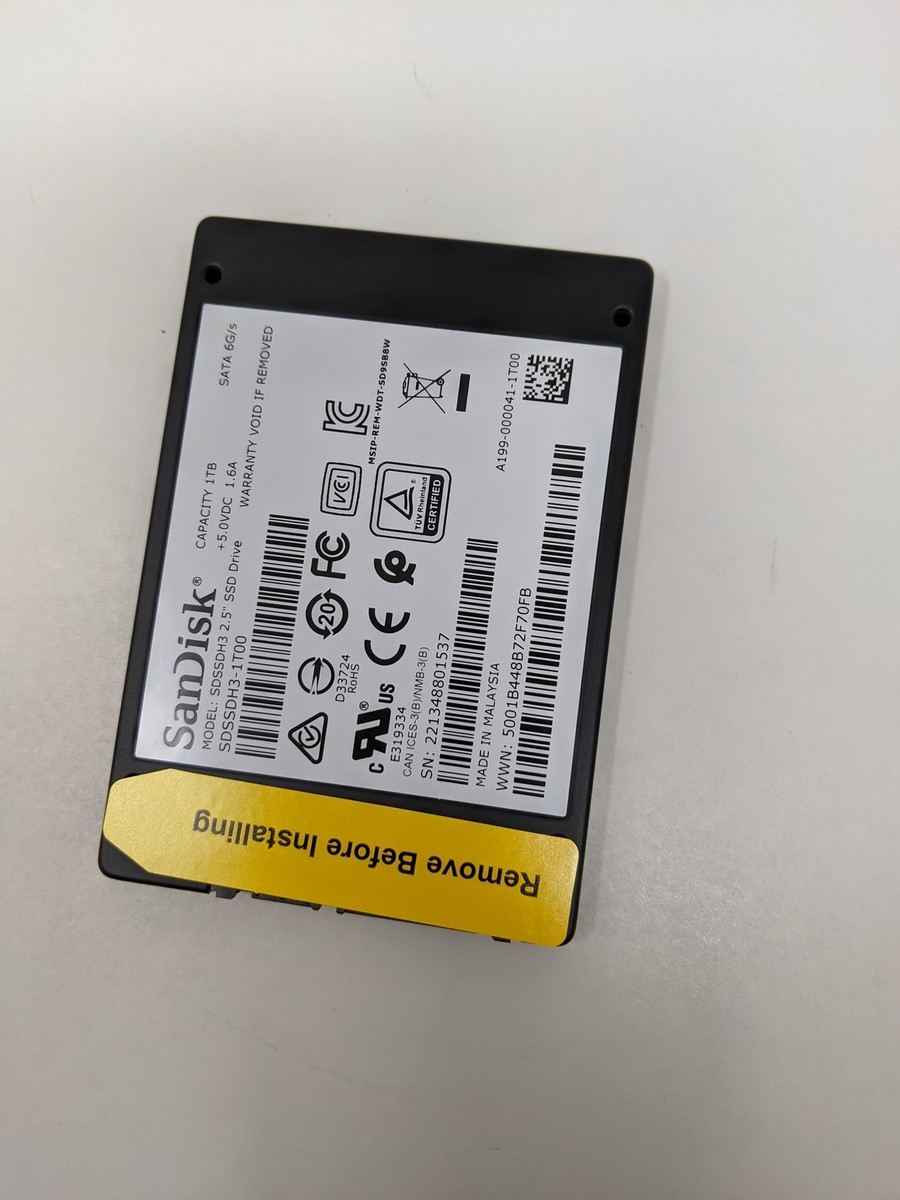 SanDisk Ultra 3D NAND 1TB Internal SSD - SATA III (B6) | eBay