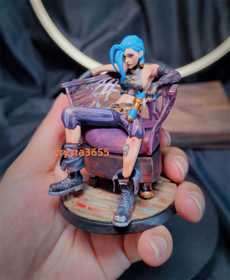 1/9 League of Legends Jinx Figure Statue Collectible Model 7CM