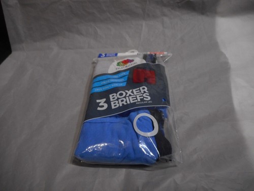 Calzoncillos boxer multicolores ropa interior mediana y grande Fruit Of The Loom 3pk para niños - Imagen 16 de 22