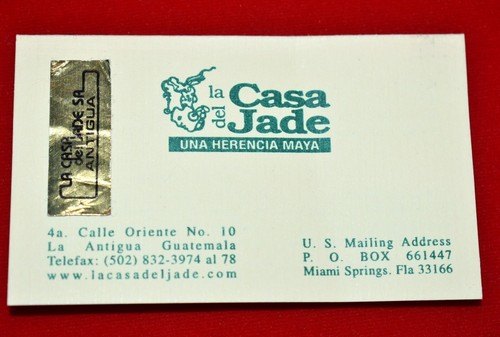 Vtg Guatemala Casa Del Jade Triple Strand 925 Silver Jade Bead Necklace w Box - Picture 8 of 23