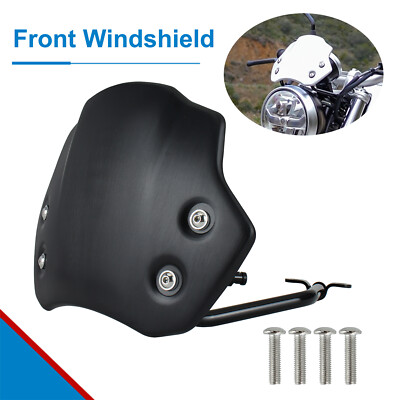 For BMW R nineT Pure Scrambler Windshield Windscreen Fairing Wind Deflector