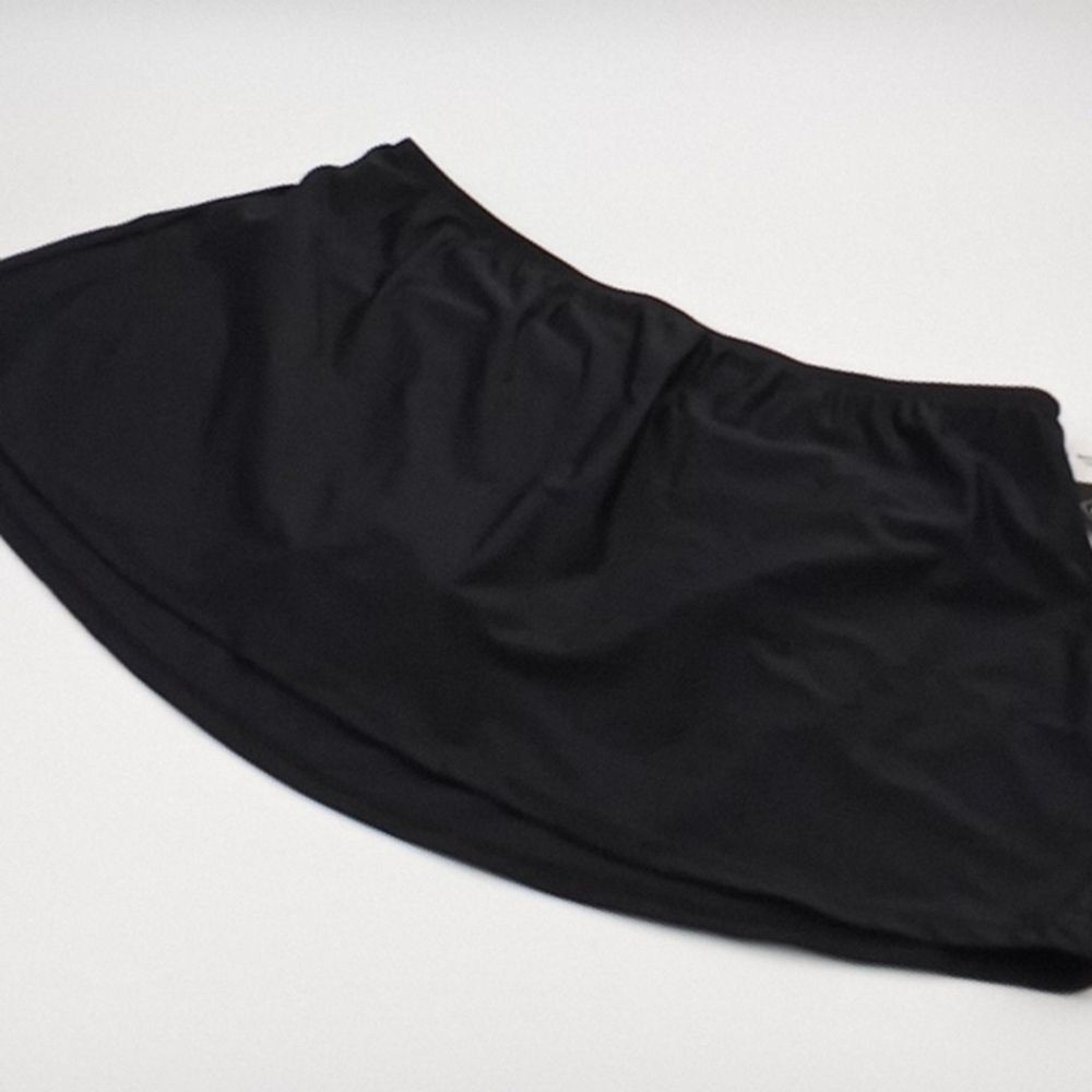 Island Escape Swim Skirt Womens 18W Plus Skirtini Bottom Black 18W Island Escape Swim Skirt Womens 18W Plus Skirtini Bottom Black 18W