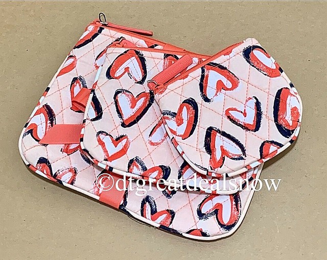 vera bradley cosmetic bolsa trio