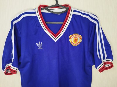 Sz L adult Manchester United football jersey Adidas 1986/1988